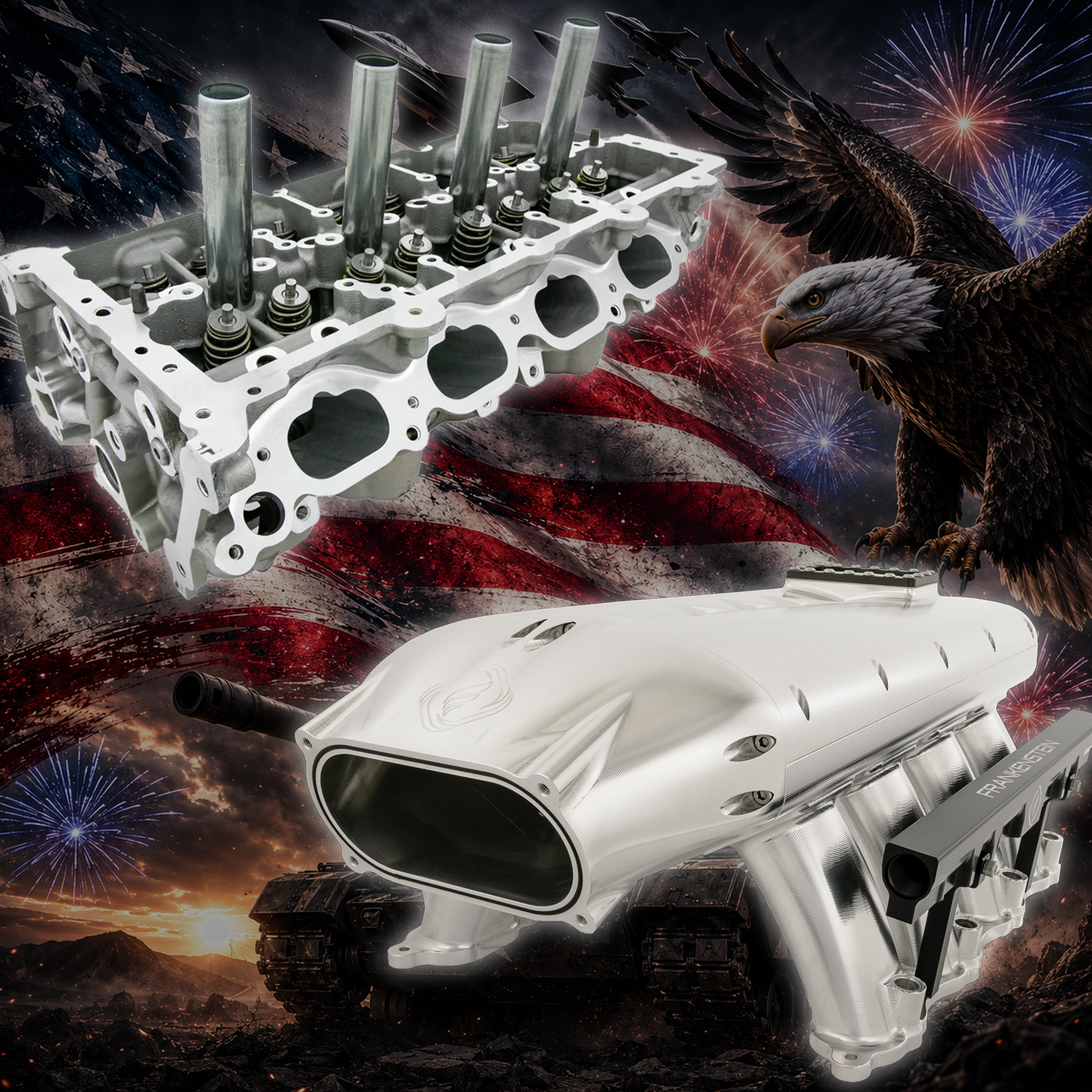 Ported Gen 3 Coyote Heads x Predator Billet Intake
