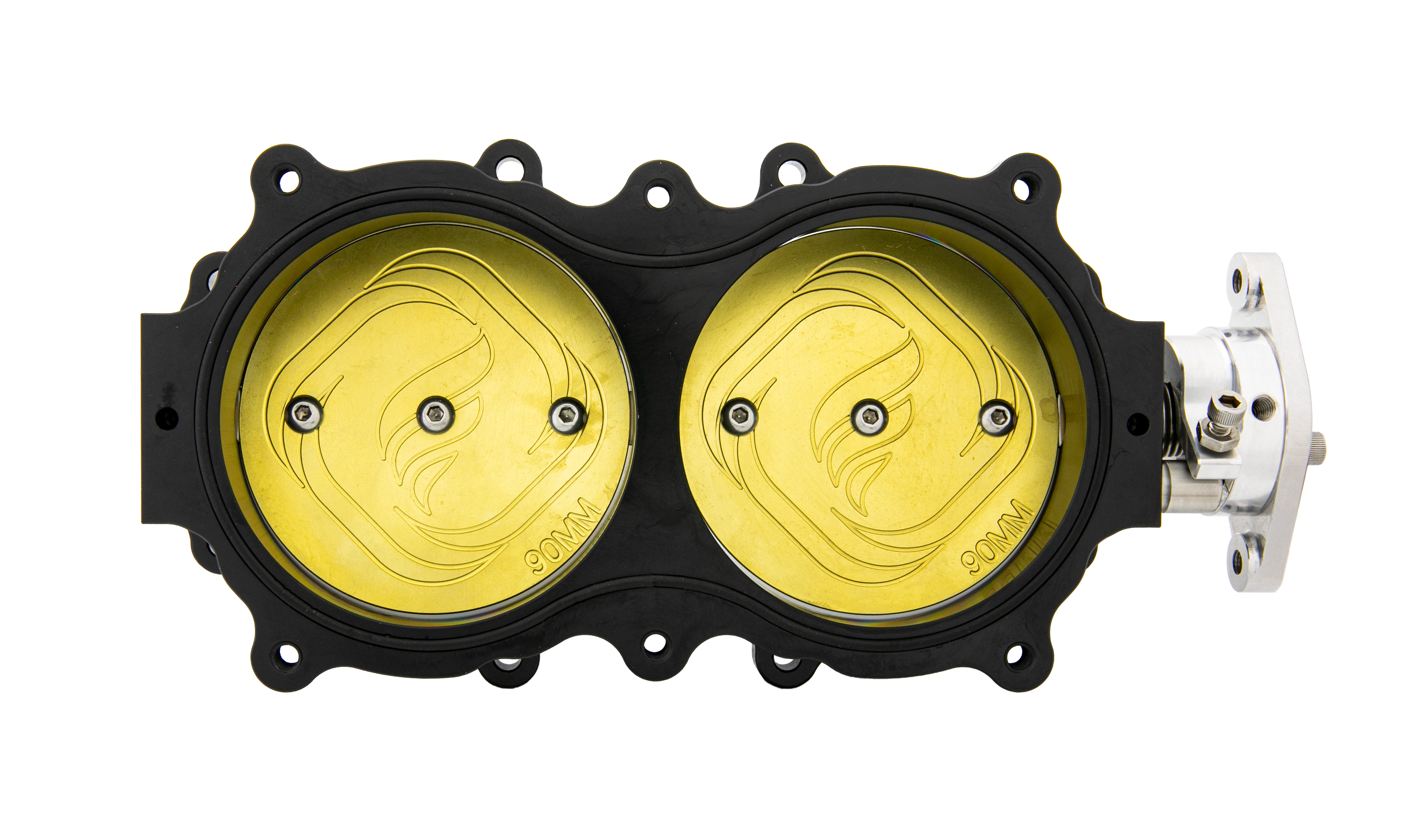 Dual 90mm Throttle Body and 3.5" Dual Inlet - Kit