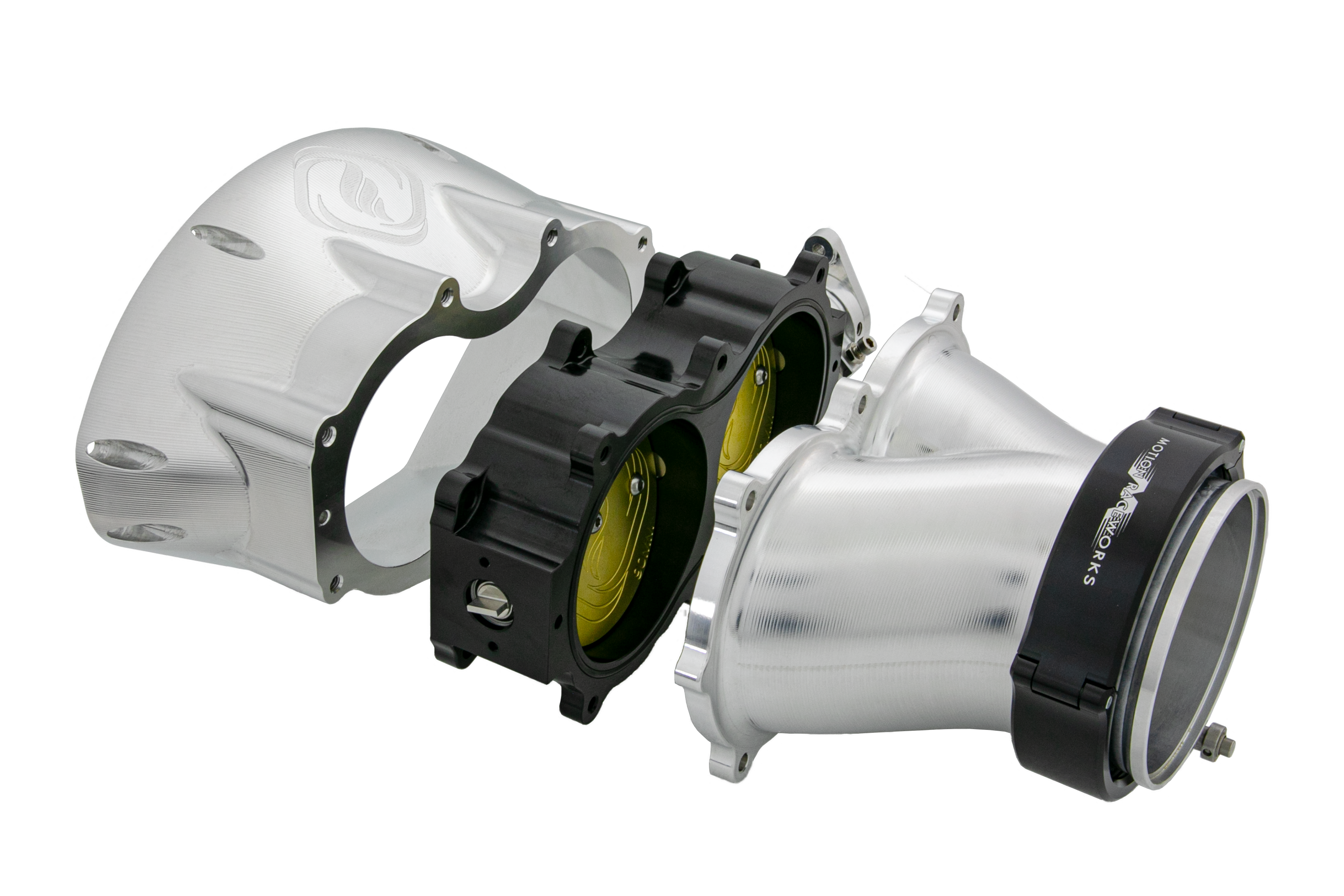 Dual 90mm Throttle Body and 4.0" Inlet - Kit