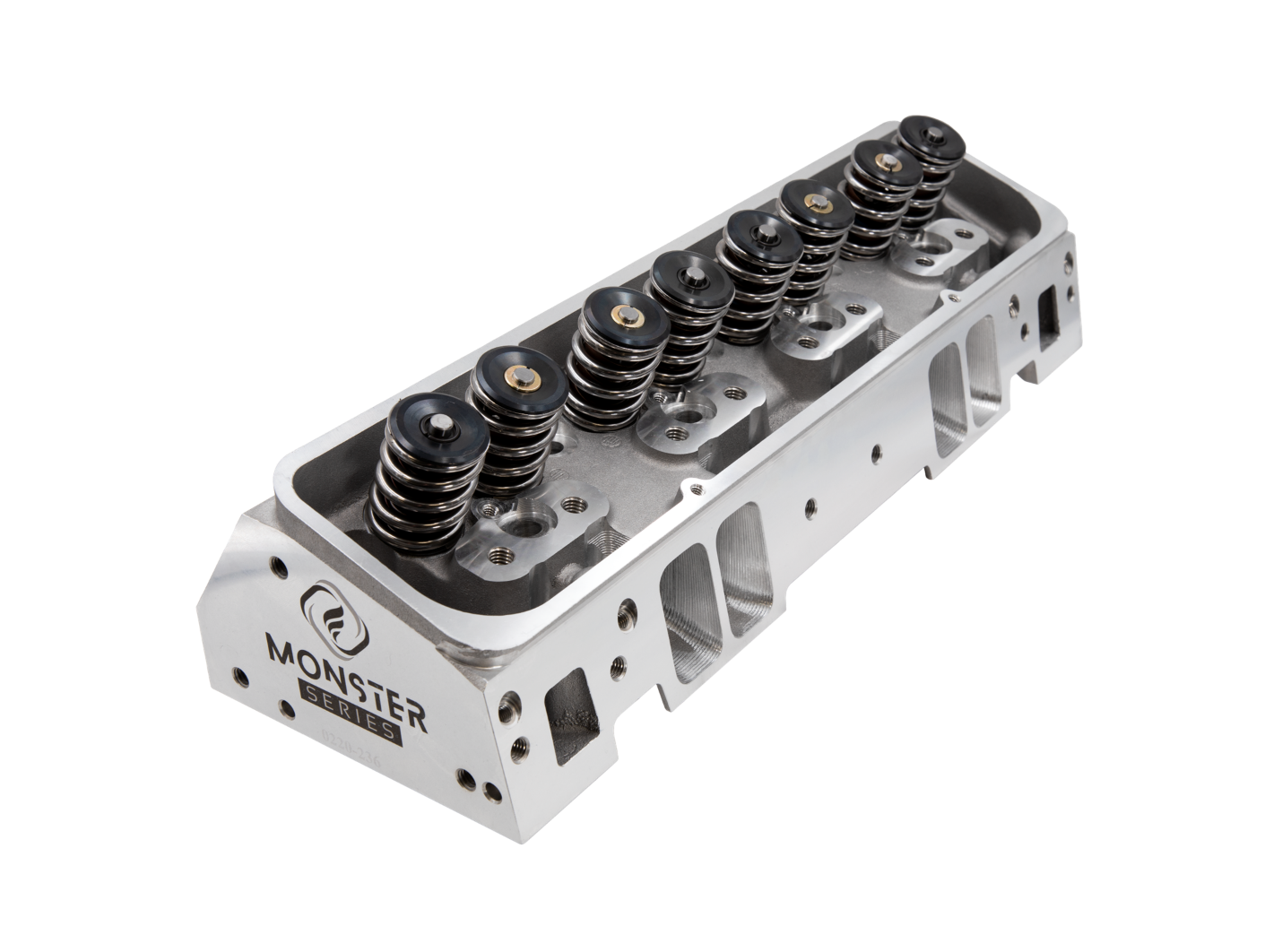 M23 223cc SBC Angled-Plug Cylinder Head - Bare + Valves (SET)