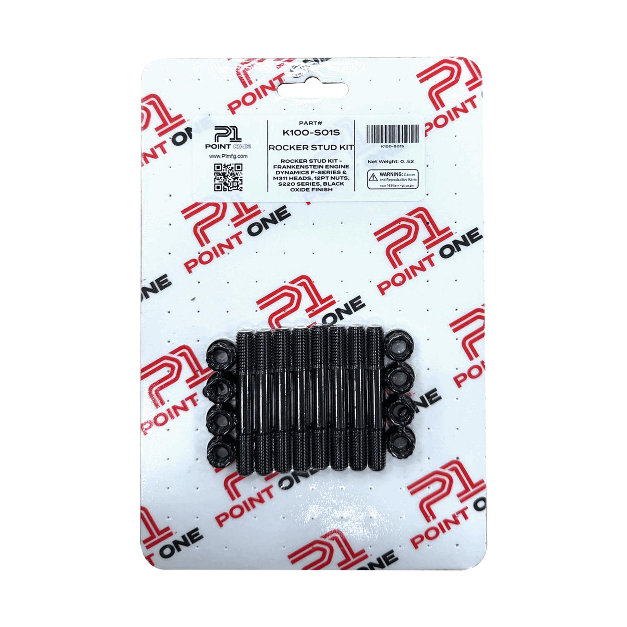 Point One Rocker Stud Kit - F-Series & M311 Heads